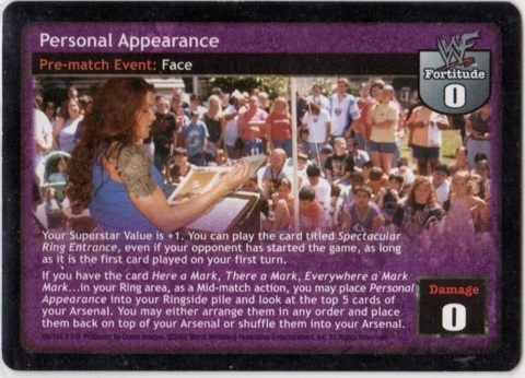 Personal Appearance